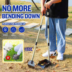 Snagle Paw pooper scooper aluminum tray for rust-resistant daily cleanup.
