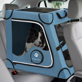 Snagle Paw portable crate with stable metal frame for car travel