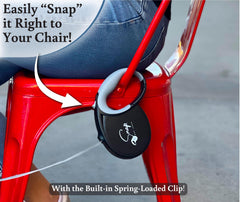 Snap Dog Leash brake-and-lock system provides precise leash control with a single action.