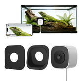 SnapBud 3MP camera with close-focus lens captures fine reptile and fish details without reflections.