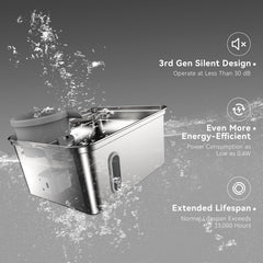 SNIFFNSLURP six-layer filtration delivers cleaner tasting water.