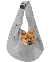 snqqmtt dog carrier sling on shoulder for hands-free outings with your small pet.