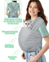 snqqmtt puppy sling with adjustable straps for comfortable wear