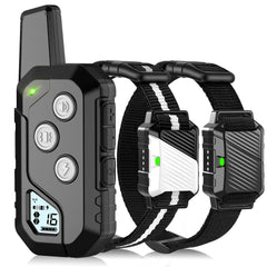 Snsng shock collar with beep mode for quick recall training outdoors.