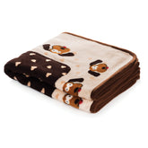 Snuggle Puppy blanket laid flat showing generous 48x30 size for cozy comfort.