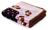 Snuggle Puppy blanket ultra-soft fleece for cozy puppy snuggles.