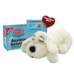 Snuggle Puppy compact plush for small breeds with heartbeat for night time comfort
