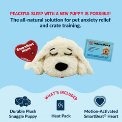 Snuggle Puppy crate time plush companion for first nights