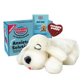 Snuggle Puppy heartbeat module provides calming sleep aid for puppies.