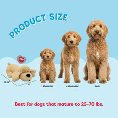 Snuggle Puppy heat pack included for warm crate sessions.