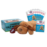 Snuggle Puppy Original heartbeat toy calms dogs with motion-activated heartbeat.