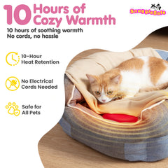 Snugglesafe Original thermapol core activation demonstrates quick microwave-ready warmth