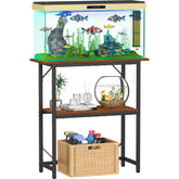 Snughome aquarium stand top view shows sturdy construction for 30-gallon support.