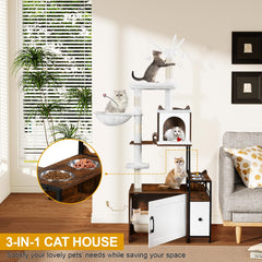 Snughome cat tree top platform offering a high vantage point for cats