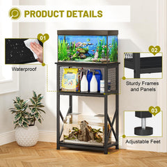 Snughome stand adjustable feet ensure stable placement on uneven floors