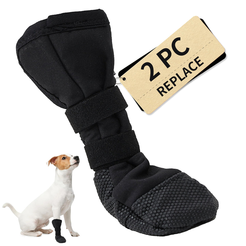 Snugrance dog paw boot front view showing cushioned interior for comfort and protection.