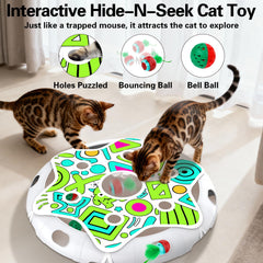 Sofolor motion-activate cat ball in action spurring chase play