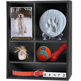 Sofunii pet memorial shadow box 11x14 displaying treasured keepsakes with sturdy frame