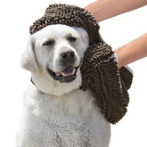 Soggy Doggy Super Shammy absorbs water quickly after baths for fast drying