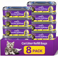 SOHBCLE Genie-compatible 8-pack refills for quick replacement