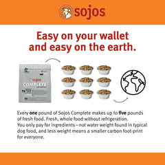 SOJOS Complete texture closeup highlighting chunky, natural ingredients