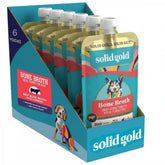 Solid Gold Beef Bone Broth topper pour over boosts hydration for dogs
