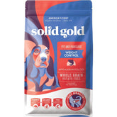 Solid Gold Fit and Fabulous bag front showing weight management dog food.
