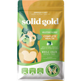 Solid Gold Holistique Blendz dry dog food bowl displaying balanced nutrition for dogs
