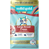 Solid Gold large-breed puppy food with real bison ingredient for strong muscles and energy.