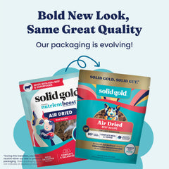 Solid Gold appeals to picky eaters with tasty air dried goodness.