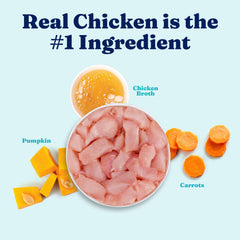 Solid Gold Protein Shreds grain-free wet topper supports gut health and immunity.