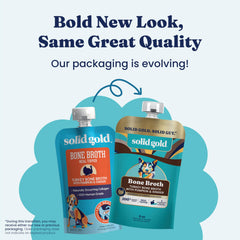 Solid Gold turkey bone broth collagen topper adds flavor and protein to meals