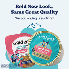 Solid Gold NutrientBoost helps digestion and immune health in a tasty cup.