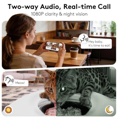 SOLOWINNER app control screen shows scheduling and remote feeding at your fingertips