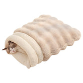 SOMAHE self-warming cat cave bed exterior view for cozy naps