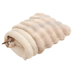 SOMAHE self-warming cat cave bed exterior view for cozy naps