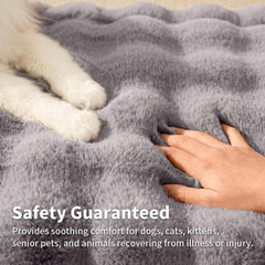 SOMAHE cat bed mat features anti-slip bottom for secure placement.