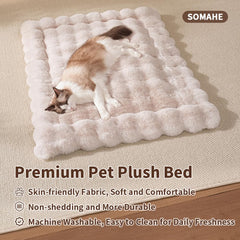 SOMAHE anti-slip bottom keeps the mat stable on hardwood floors