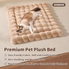 SOMAHE kneading pad 23x15 inch size provides versatile nap spots for cats.