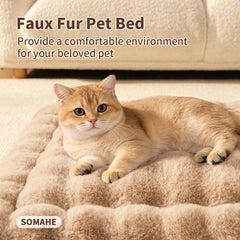SOMAHE machine washable bed stays fluffy after washes for easy care.