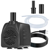 SongLong 200GPH submersible pump front view for ponds and fountains.
