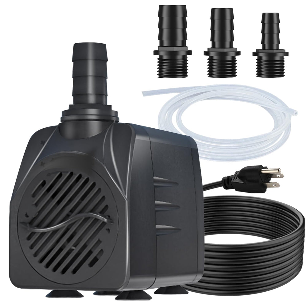 SongLong 25W pump with 10ft cord for flexible fountain placement