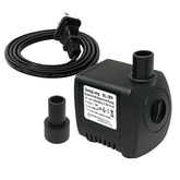 SongLong submersible pump overview showing quiet operation and compact design for ponds and aquariums