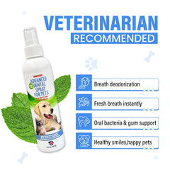 Sonnyridge dental spray bottle pour demonstrates easy at-home application.