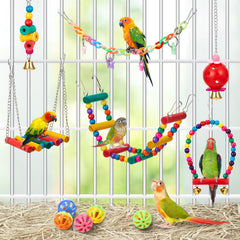 Sonwyoung parrot chew toys colorful provide satisfying chewing and enrichment for small parrots.
