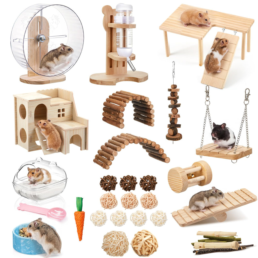 Sonwyoung silent wheel 9.5-inch supports safe exercise with quiet operation for hamsters