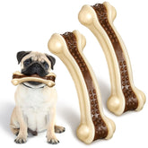 Sosation bones-shaped curved dog toy for aggressive chewers.