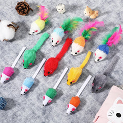 Sosation kitten-friendly plush mice promote gentle interactive sessions
