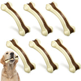 Sosation nylon-cowhide bone toy for aggressive chewers, durable and engaging