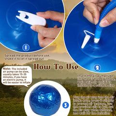 Sotiff textured threaded surface offers secure grip during play